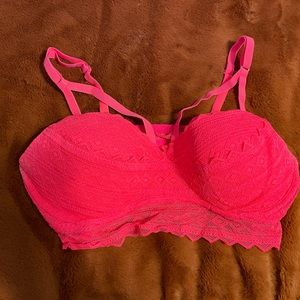 Victorias Secret/ Pink hot pink bralette